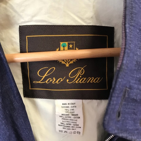 Loro piana storm system rain wind zip up jacket - Picture 6 of 8